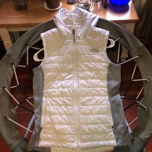 North Face White Vest